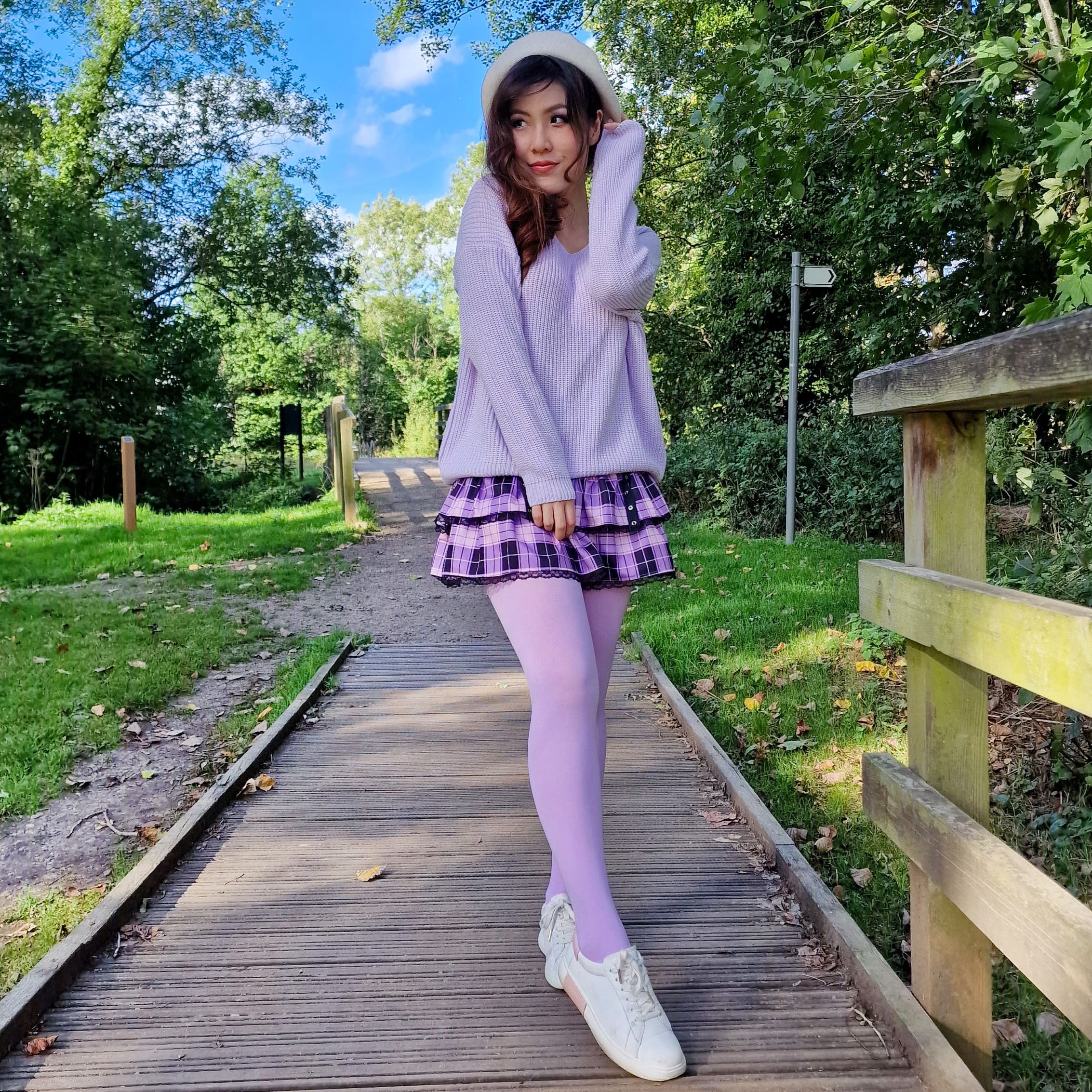 120 Denier Tights - Wisteria - Image 9