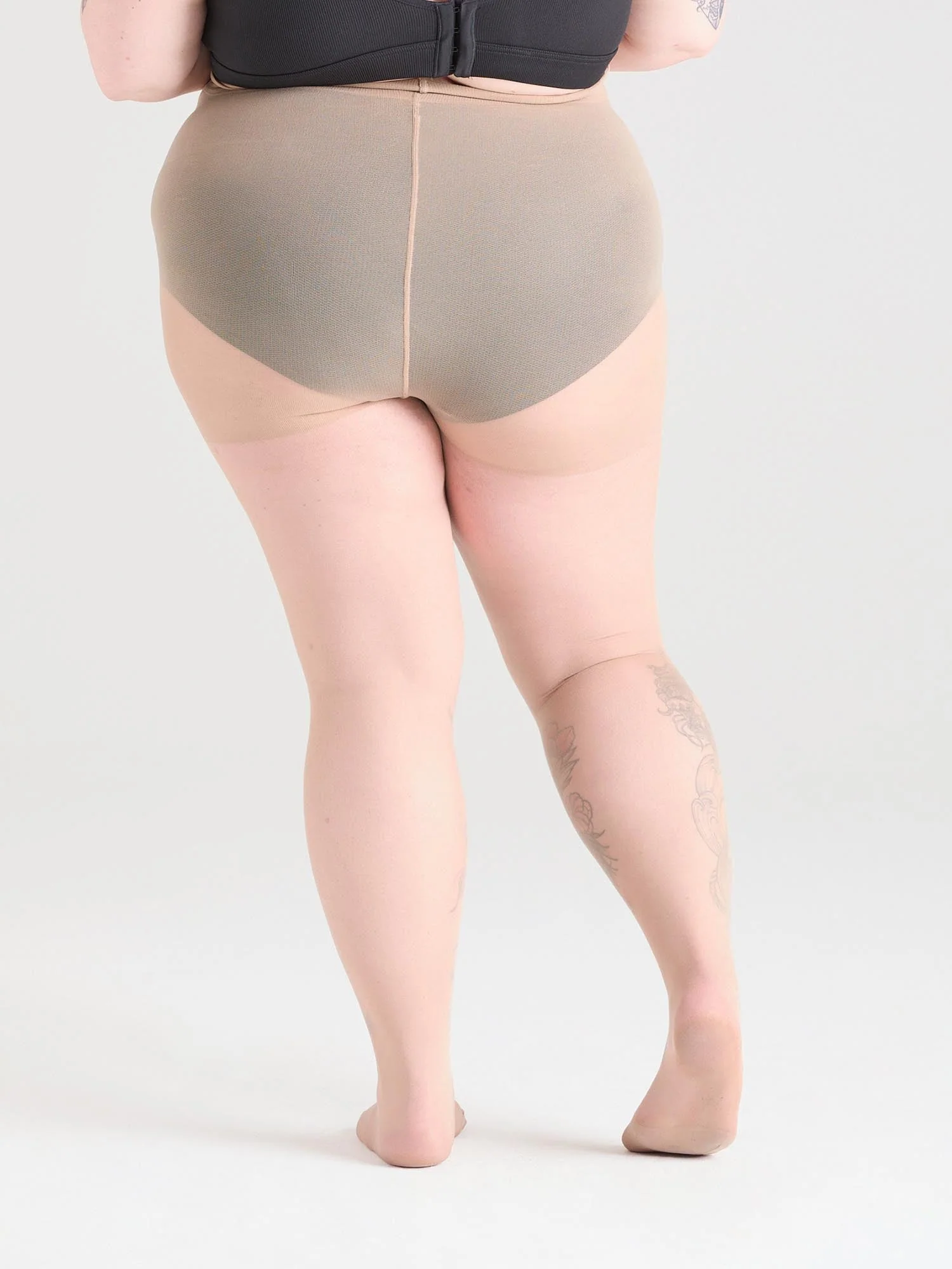 30 Denier Sheer Halo Tights - Builders Tea - Image 10