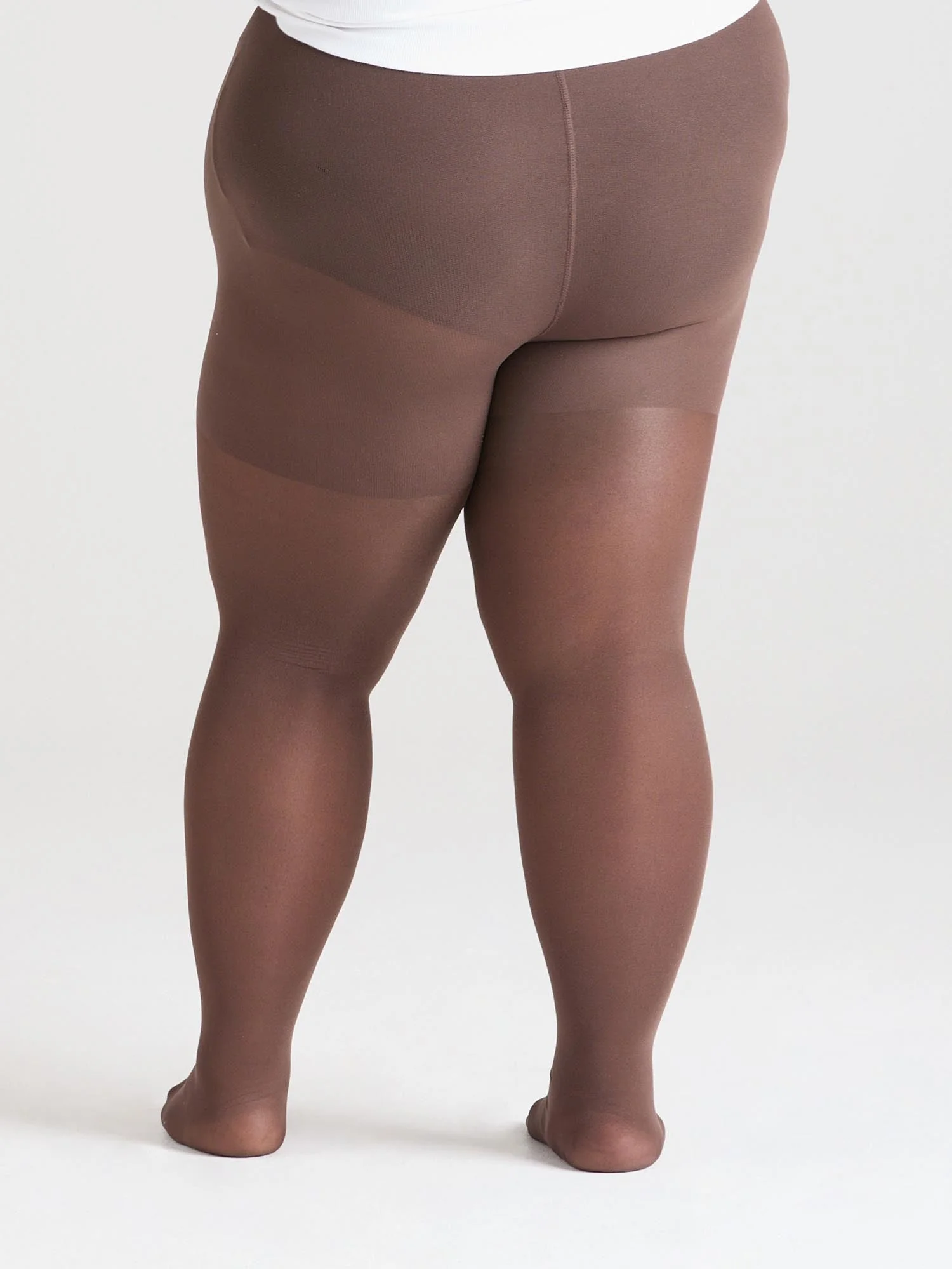 30 Denier Sheer Halo Tights - Praline - Image 10