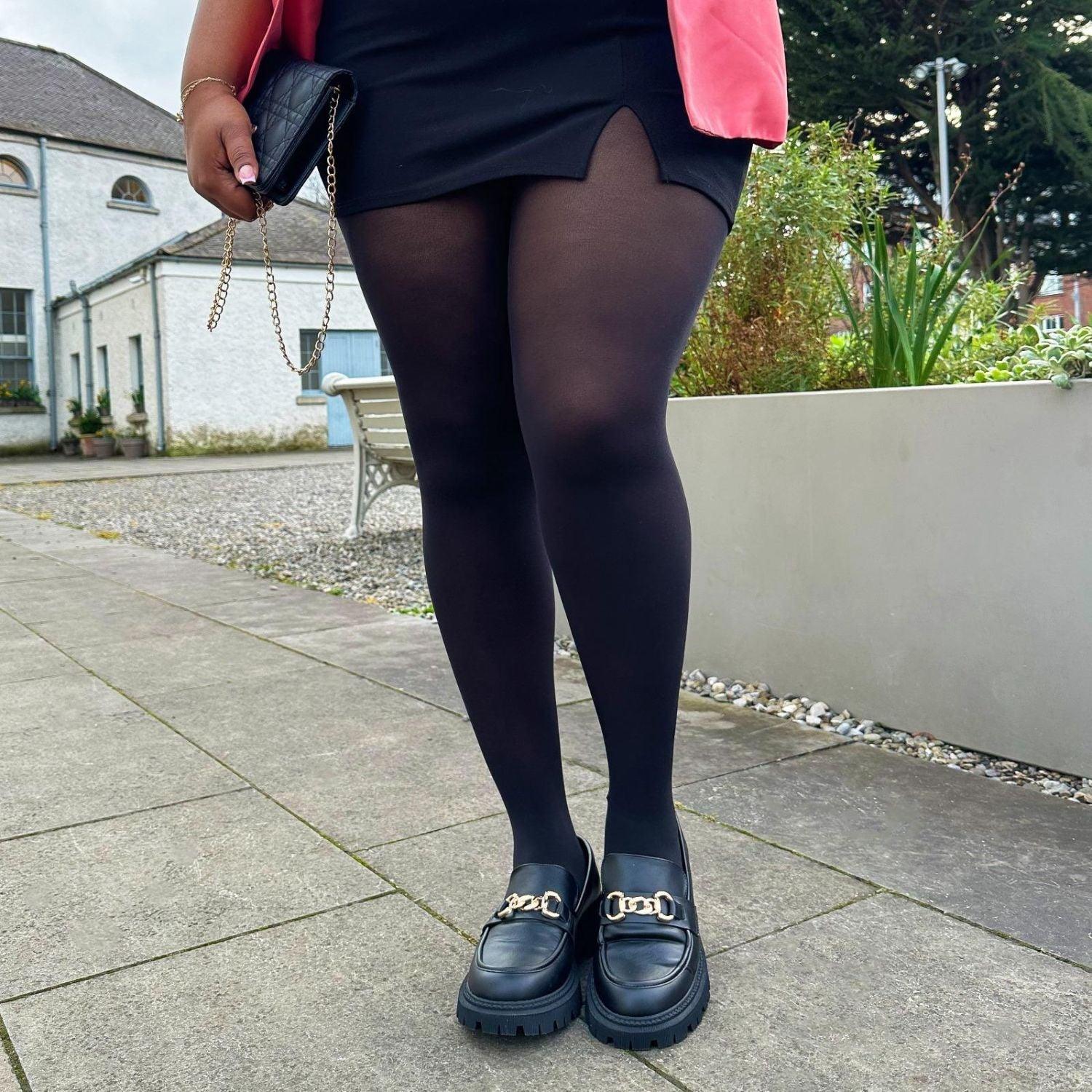 50 Denier Tights - Black - Image 5