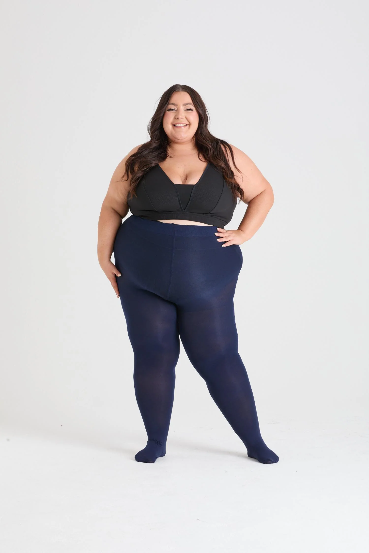 80 Denier Tights - Navy - Image 10
