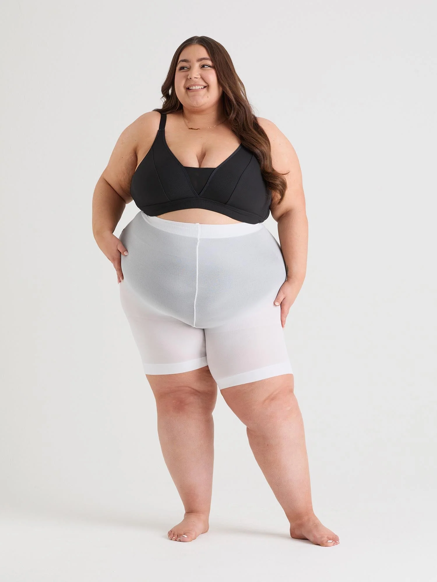 Stay Cool Chub Rub Shorts - White - Image 10