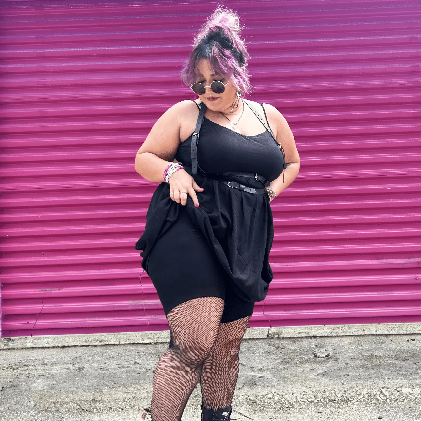 Thighs the Limit Fishnets - Black - Image 29