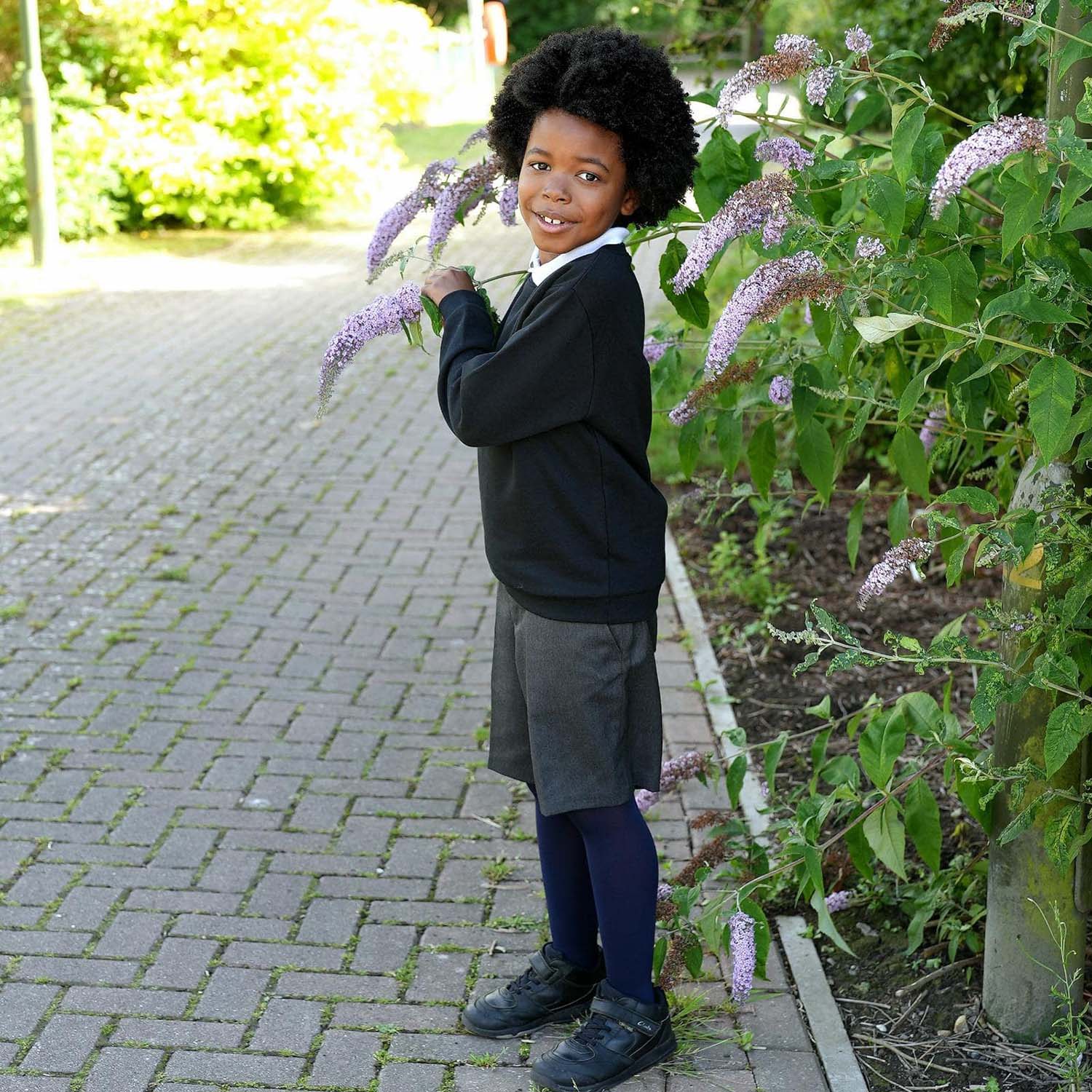 Kids Tights - Navy - Image 5