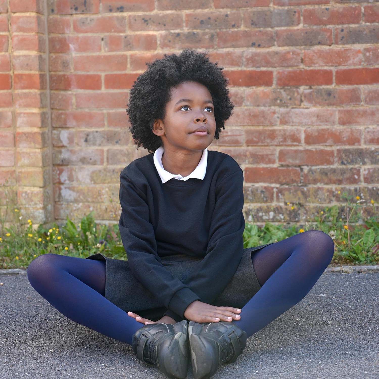 Kids Tights - Navy - Image 8