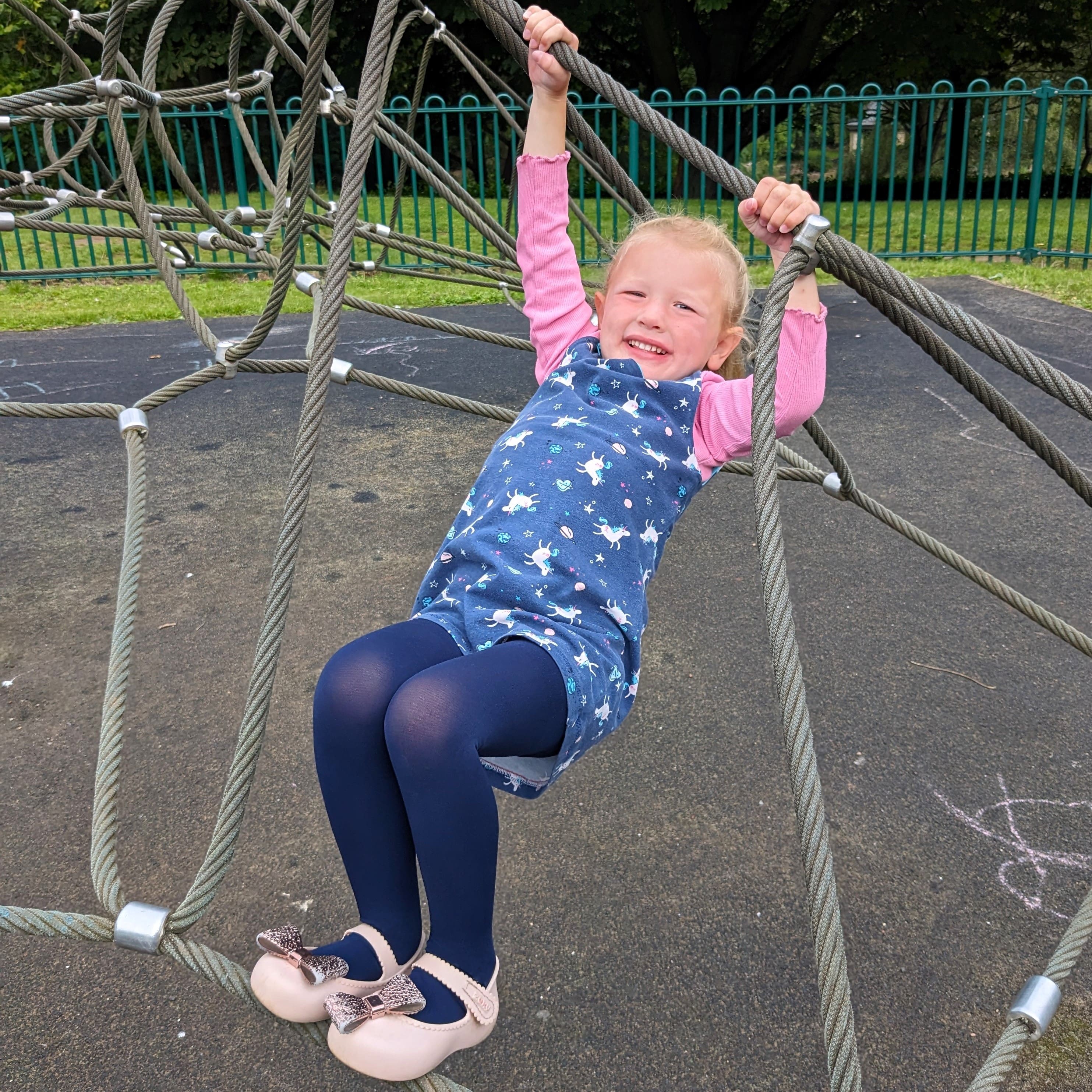 Kids Tights - Navy - Image 9